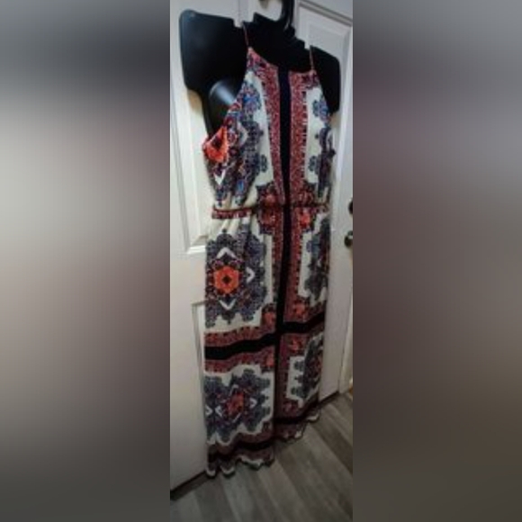 Established 1962 dressbarn size 14 multicolor maxi dress - Picture 2 of 11